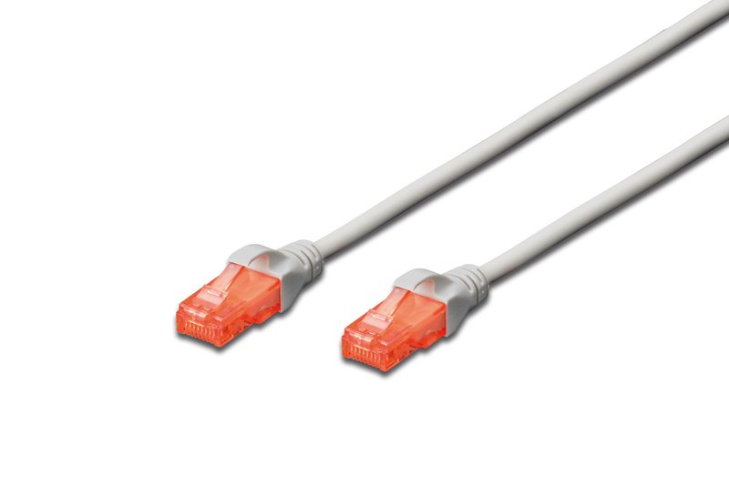 

DIGITUS CAT 6 S-FTP, 0.25м, AWG 27/7, LSZH, серый (DK-1644-0025)