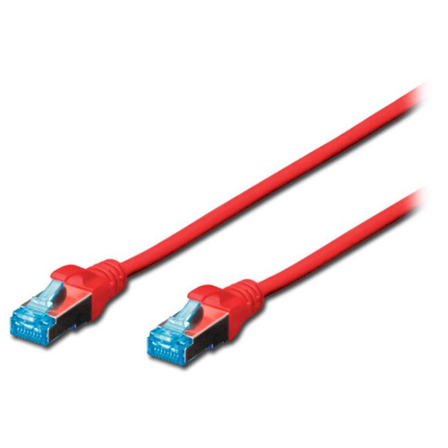 

DIGITUS cat.5e, SF-UTP, 0.5м, AWG 26/7, красный (DK-1531-005/R)