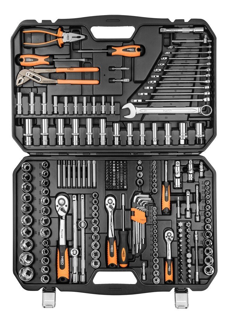 

Neo Tools 1/2", 3/8", 1/4" 233 шт. (08-681)