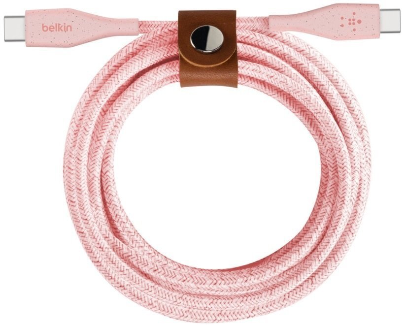 

BELKIN DuraTek Plus USB-C - USB-C, 1.2m, pink (F8J241BT04-PNK), Розовый