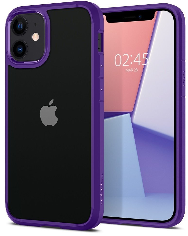 

Spigen для iPhone 12 mini Crystal Hybrid Hydrangea Purple (ACS01544), Фиолетовый