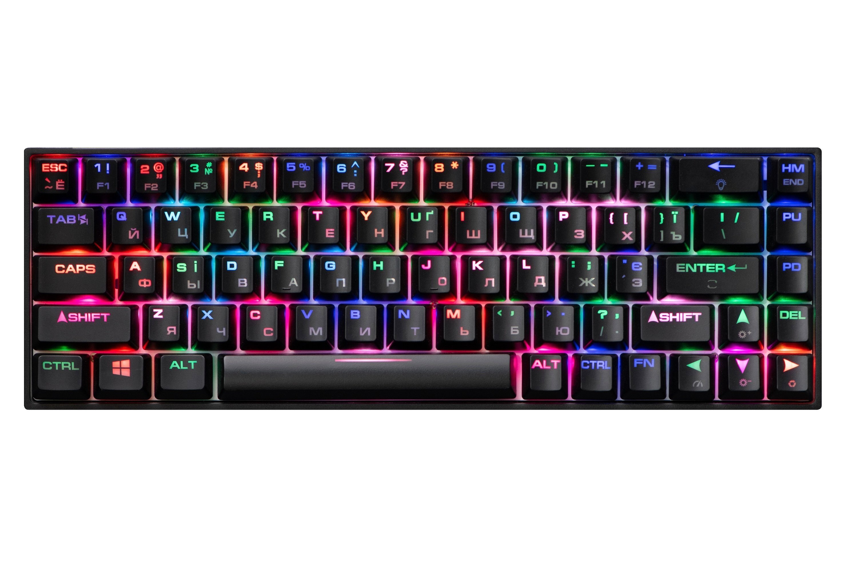 

2E Gaming KG370 RGB Gateron Red Switch Black (2E-KG370UBK-RD), Чёрный