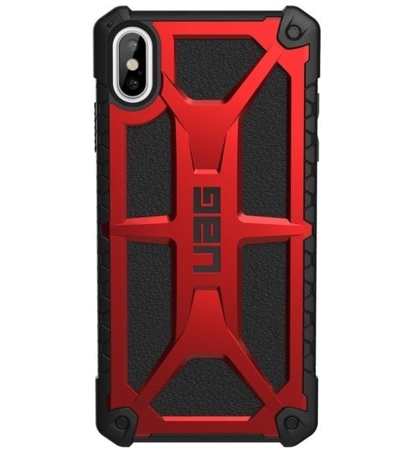 

UAG APPLE iPhone Xs MAX Monarch, Crimson (111101119494), Красный|чёрный