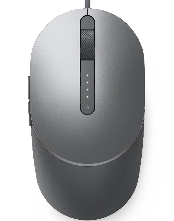 

DELL Laser Wired Mouse MS3220 Titan Gray (570-ABHM), Cерый