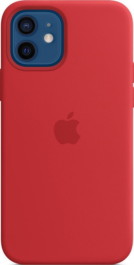 

APPLE для iPhone 12/12 Pro Silicone Case with MagSafe (PRODUCT) RED (MHL63ZE/A), Красный