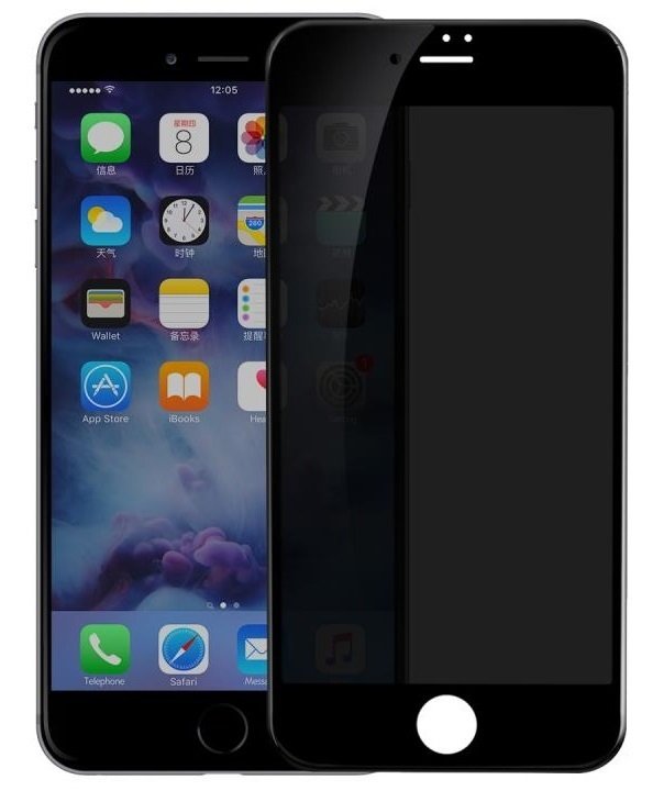 

Baseus для iPhone 7/8 Plus 0.23mm Full Cover Privacy Black (SGAPIPH8P-TG01)