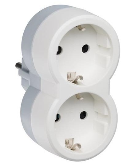 

LEGRAND Елиум 2x2К 16А вертикальное подключение, белый (50655)