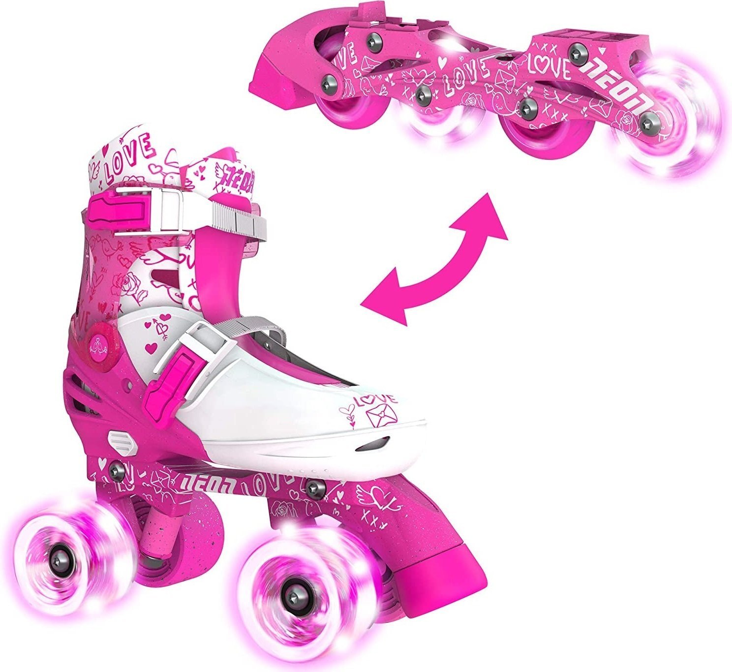 

NEON COMBO SKATES Розовый (Размер ) (NT09P4