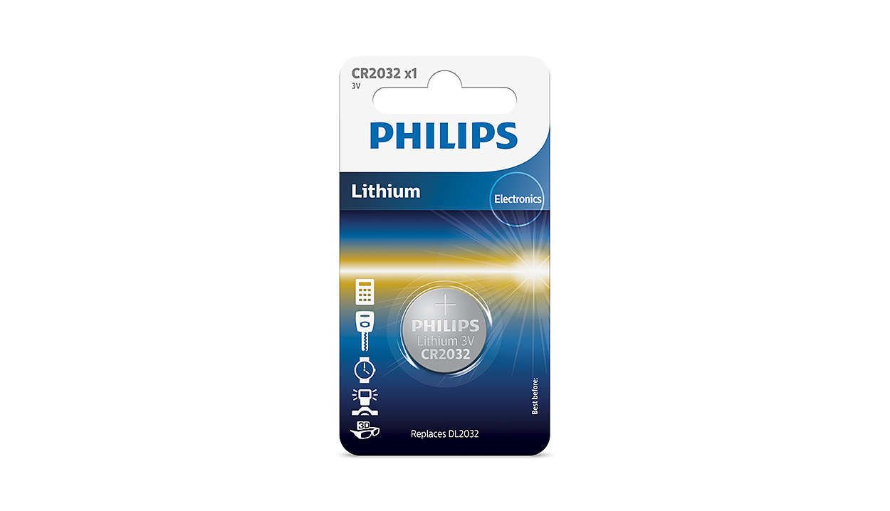 

PHILIPS Lithium CR 2032 BLI 1 (CR2032/01B)