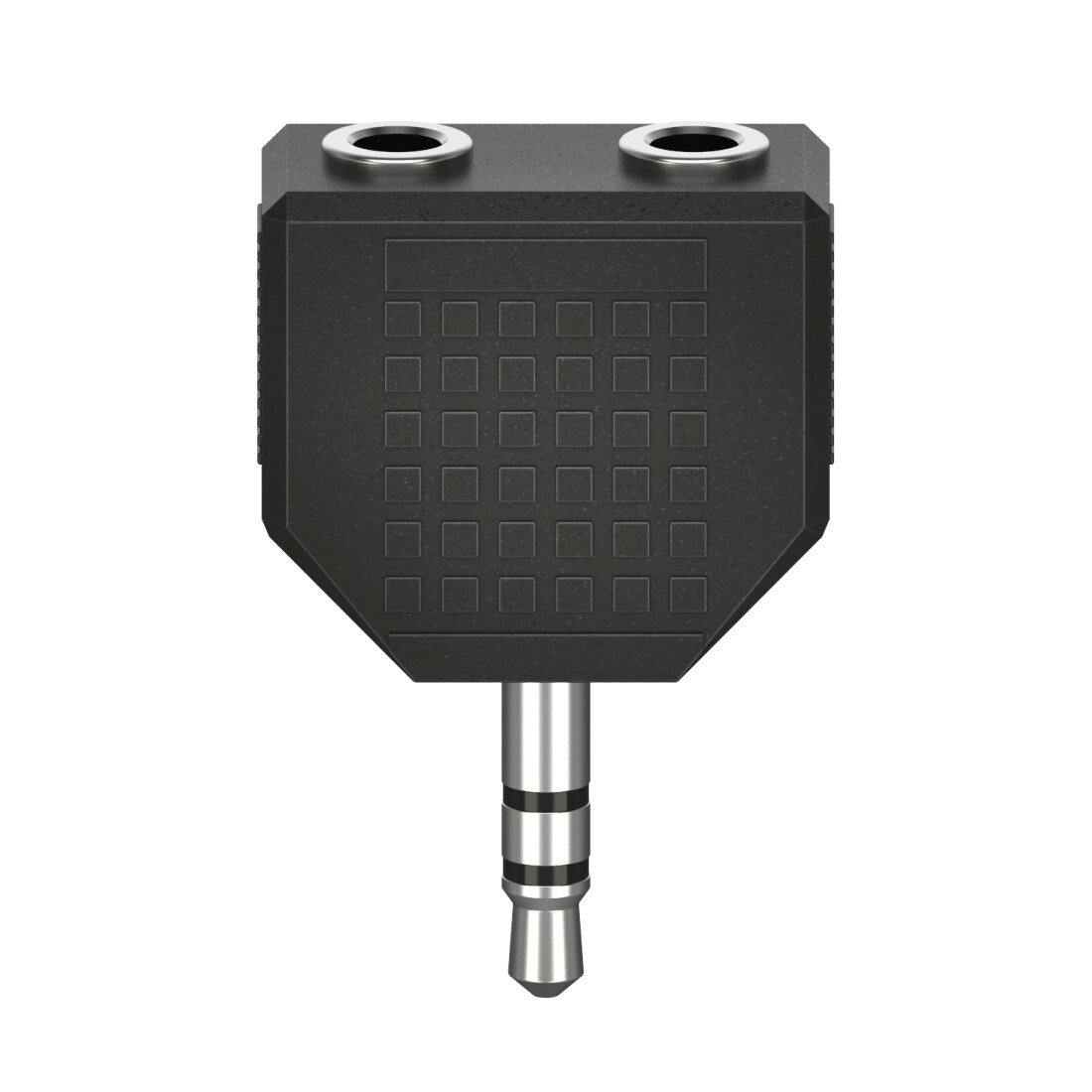 

НАМА MiniJack - 2x3.5mm Jack Stereo 1PC Black (205191), Чёрный