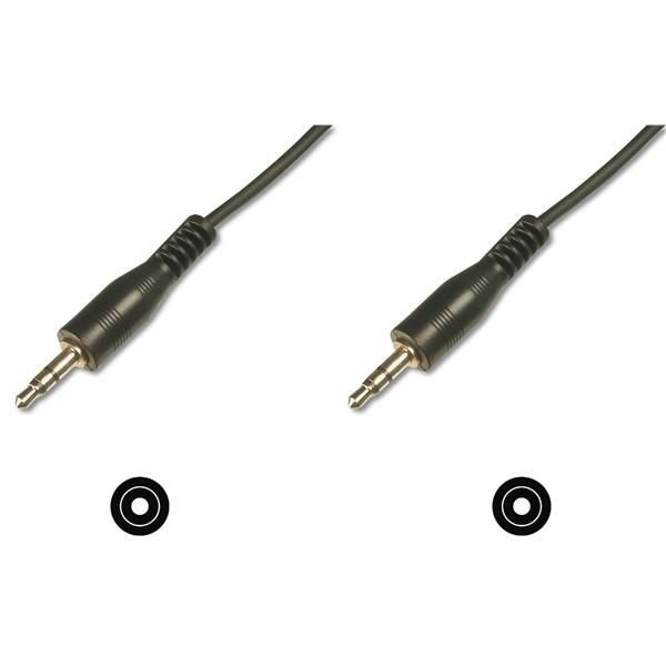 

DIGITUS Audio connection stereo 3.5mm M/M 1.5m black (AK-510100-015-S)