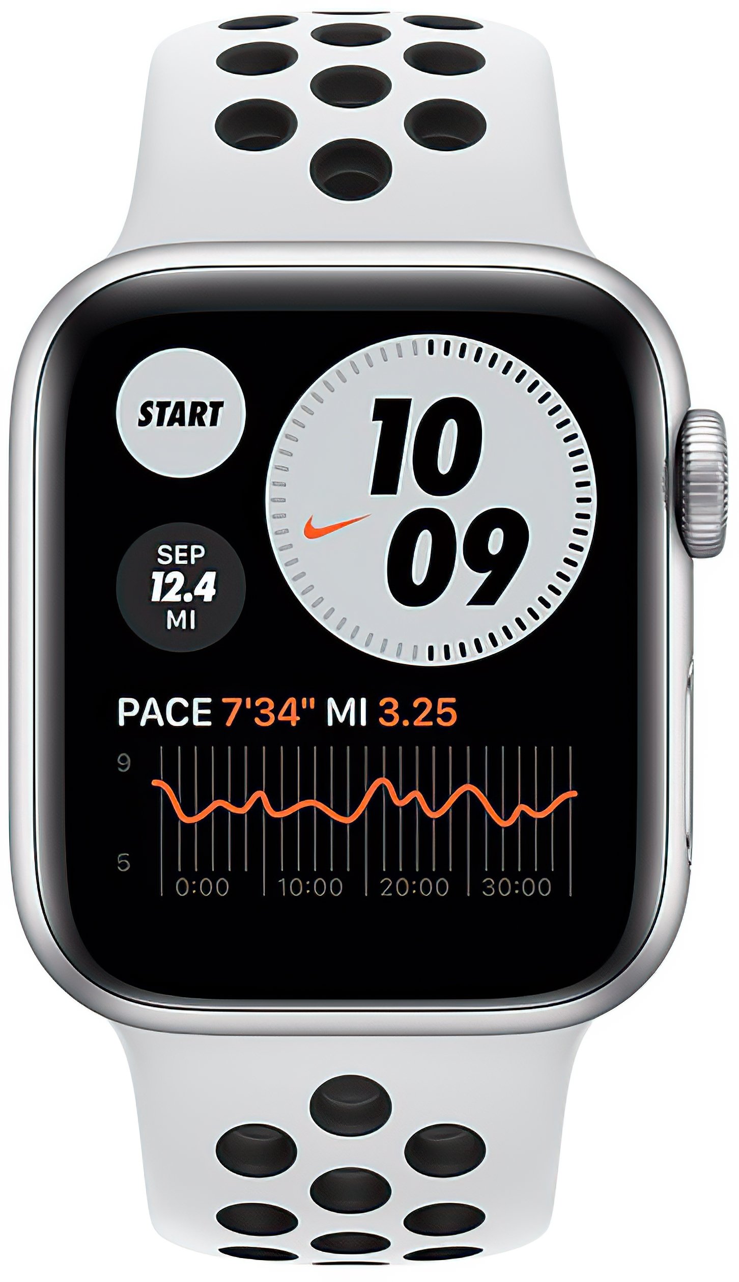 

APPLE Watch Nike SE GPS 40mm Silver Aluminium Case with Pure Platinum/Black Nike Sport Band Regular