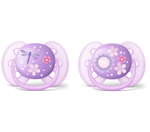 

PHILIPS AVENT 6-18 мес, мягкая для девочек, 2 шт. (SCF227/22), Сиреневый