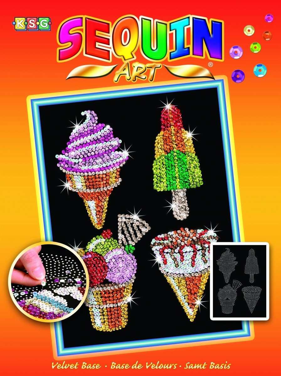 

Sequin Art ORANGE Ice Creams (SA1504)