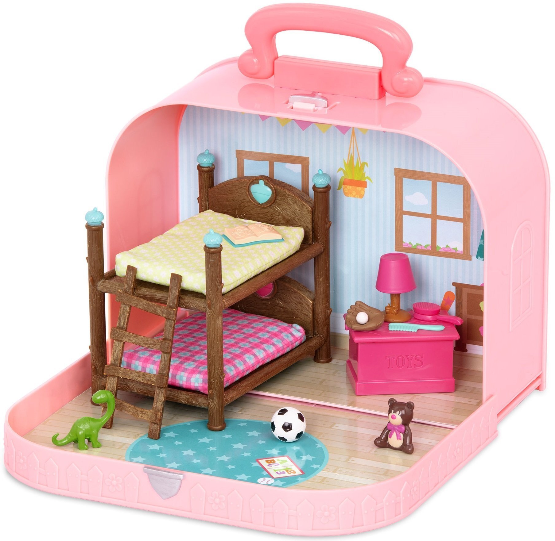 

Lil Woodzeez розовый (Двухъярусная кровать) с аксессуарами (WZ6597Z)