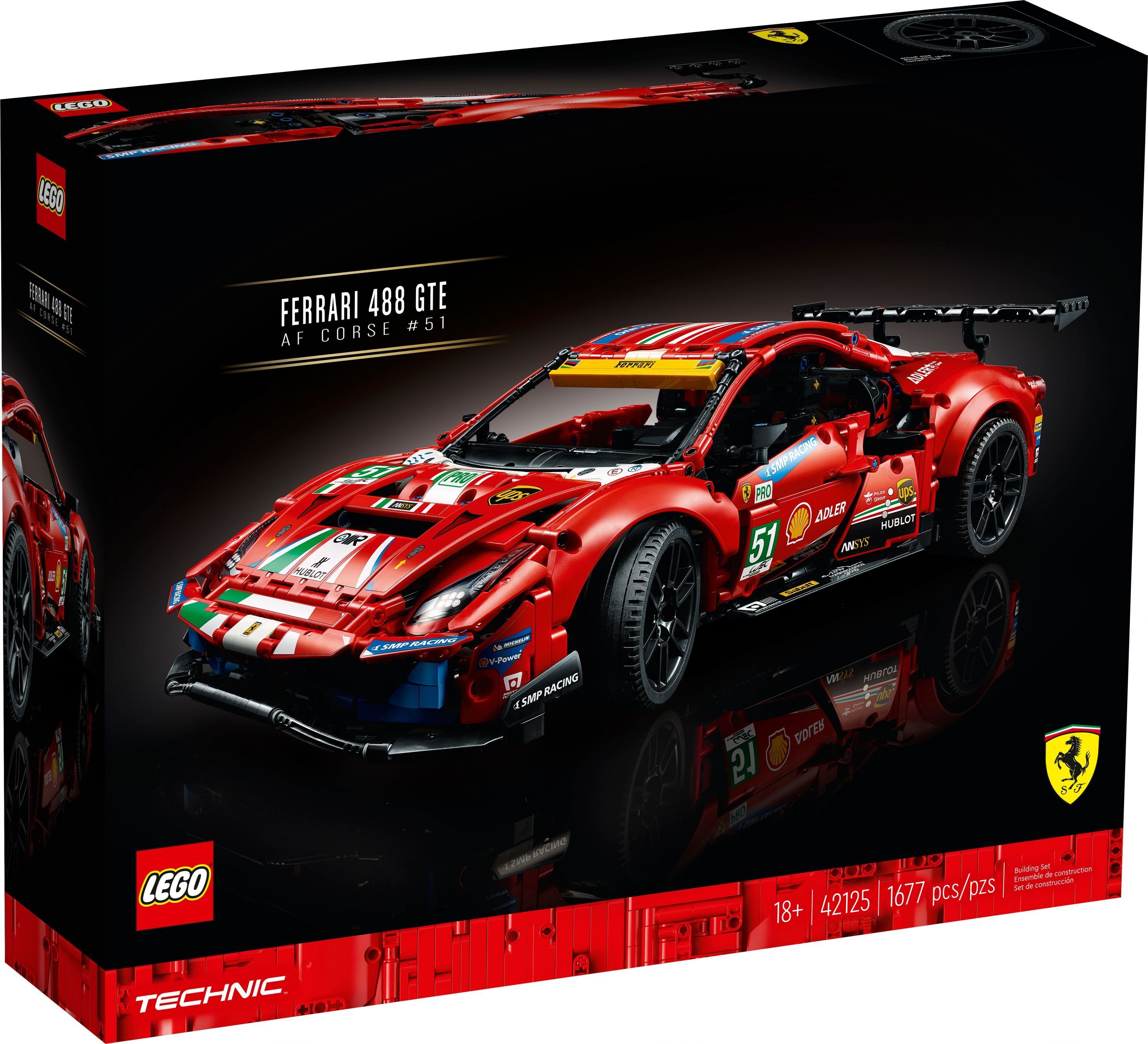 

LEGO Technic Ferrari 488 GTE "AF Corse # 51" (42125)
