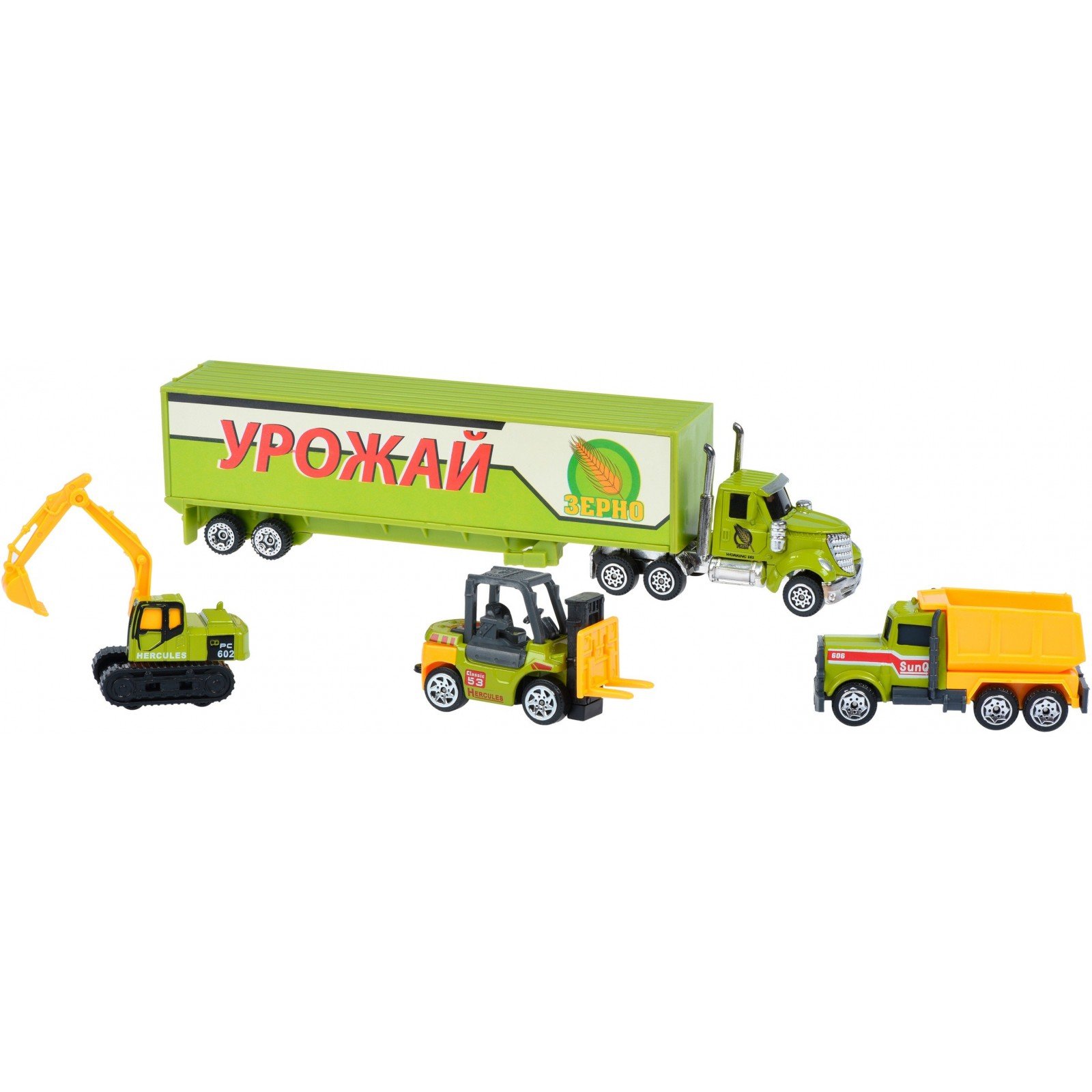 

Same Toy Diecast Грузовик с тракторами (SQ80958-2Ut)