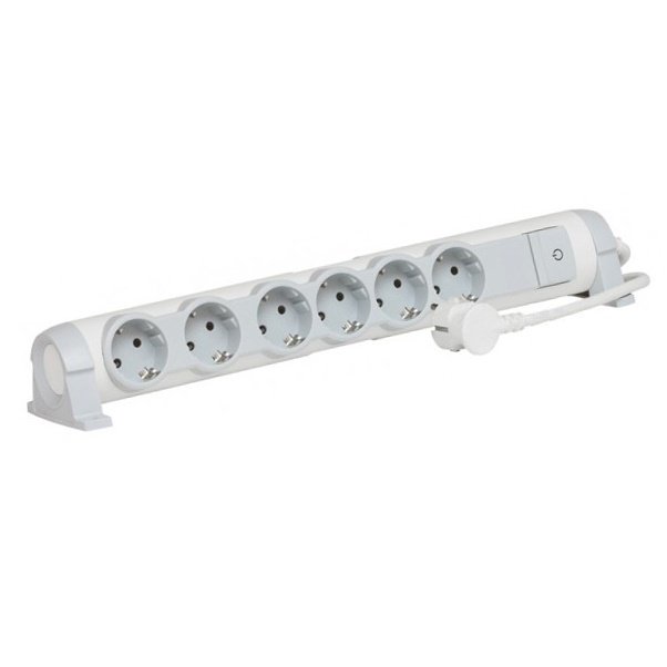 

LEGRAND 6xSchuko, 3 м, комфорт (694637), Белый