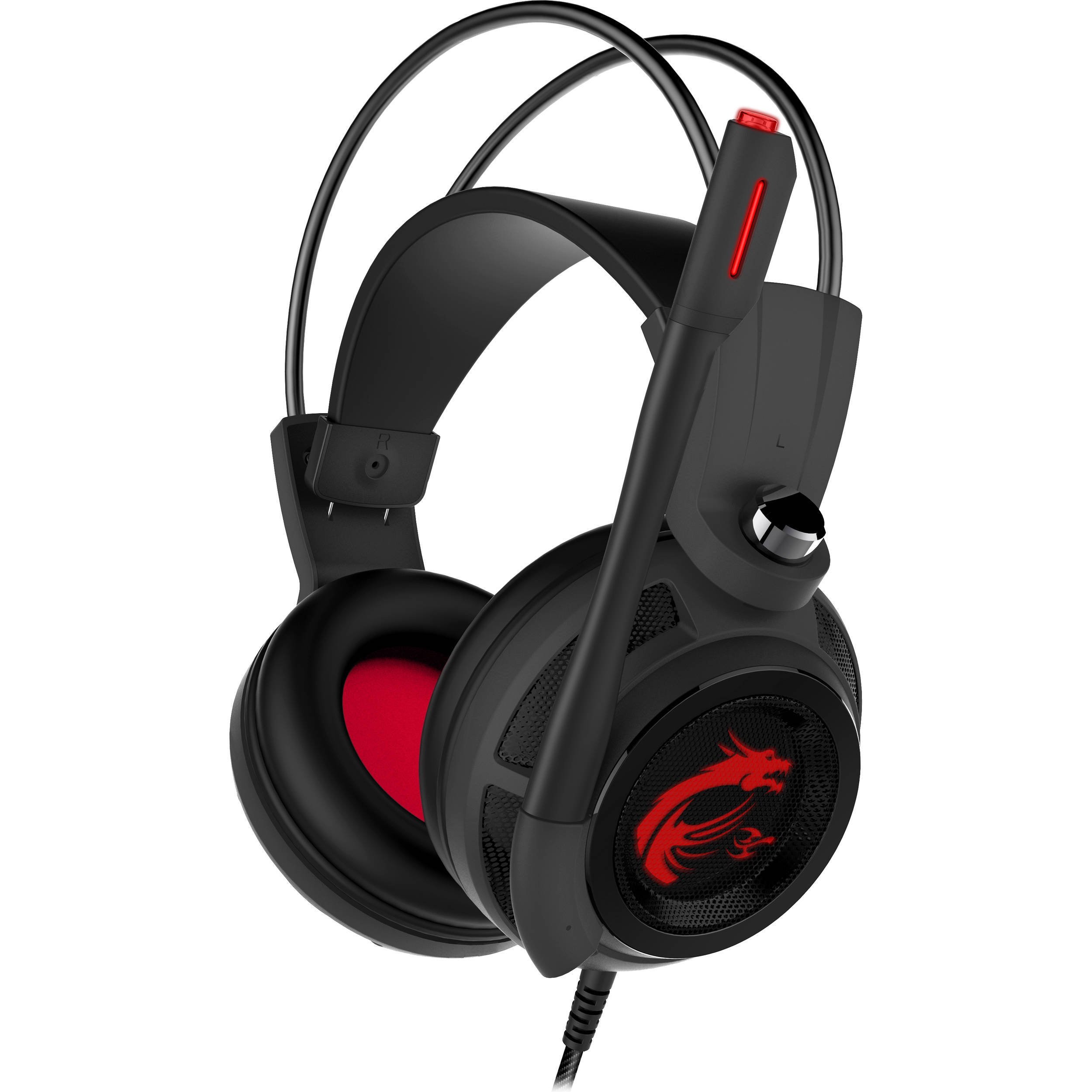 

MSI DS502 GAMING Headset, Чёрный