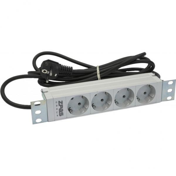 

ZPAS 10" 1U,10A,230V 4d schuko (WZ-LZ10-04-SU-000)