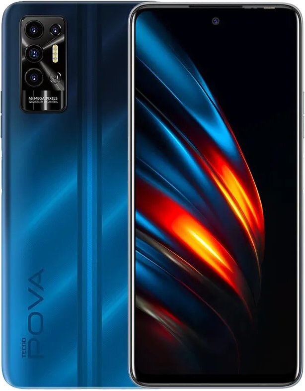 

TECNO POVA-2 (LE7n) 4/128Gb Energy Blue, Синий