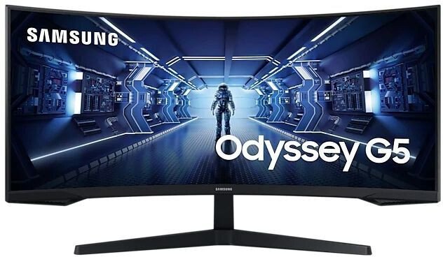 

SAMSUNG Odyssey G5 LC34G55T (LC34G55TWWIXCI), Чёрный