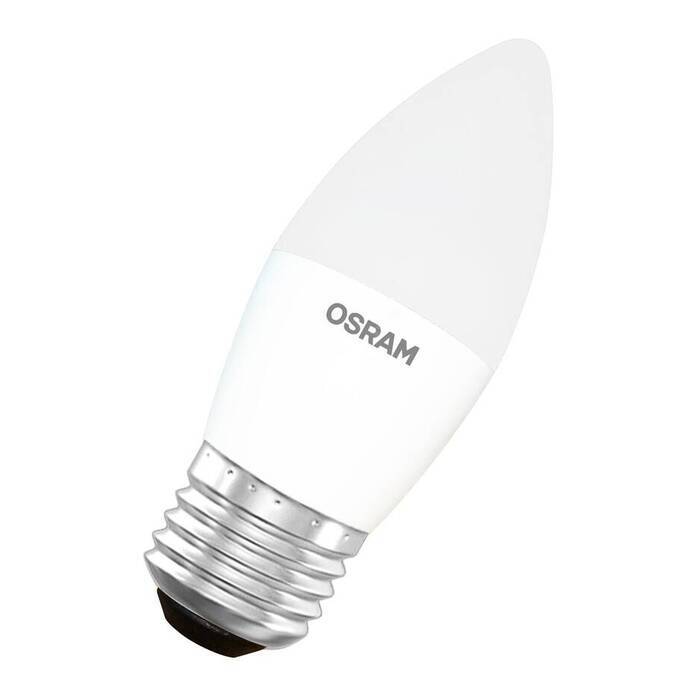 

OSRAM LED STAR E27 6.5-60W 4000K 220V B35 (4058075134201)