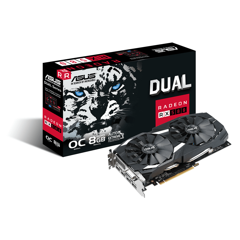 

ASUS Radeon RX 580 (DUAL-RX580-O8G)