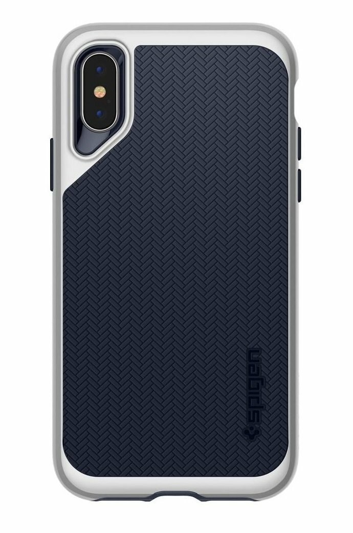 

Spigen для iPhone XS/X Neo Hybrid Satin Silver (063CS24920), Синий