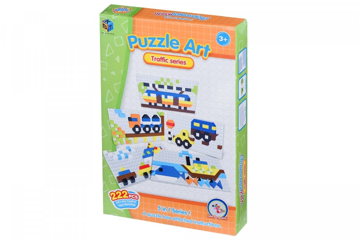 Акція на Same Toy Puzzle Art Traffic 222 эл. (5991-4Ut) від Repka