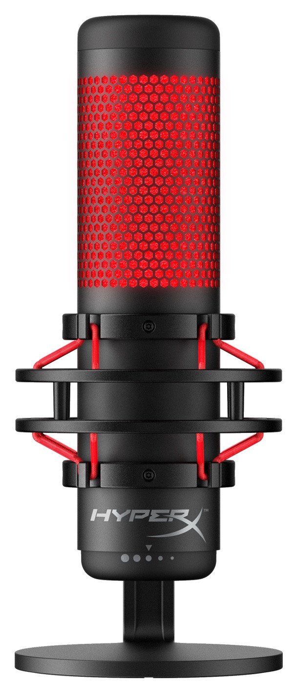 

HyperX QuadCast Mic (HX-MICQC-BK), Чёрный