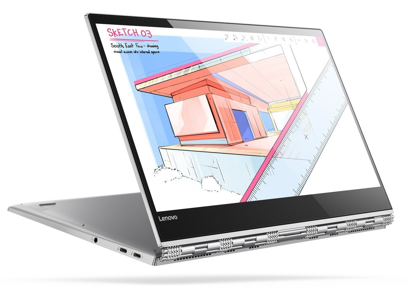 

LENOVO Yoga 920 (80Y8003YRA), Серебристый