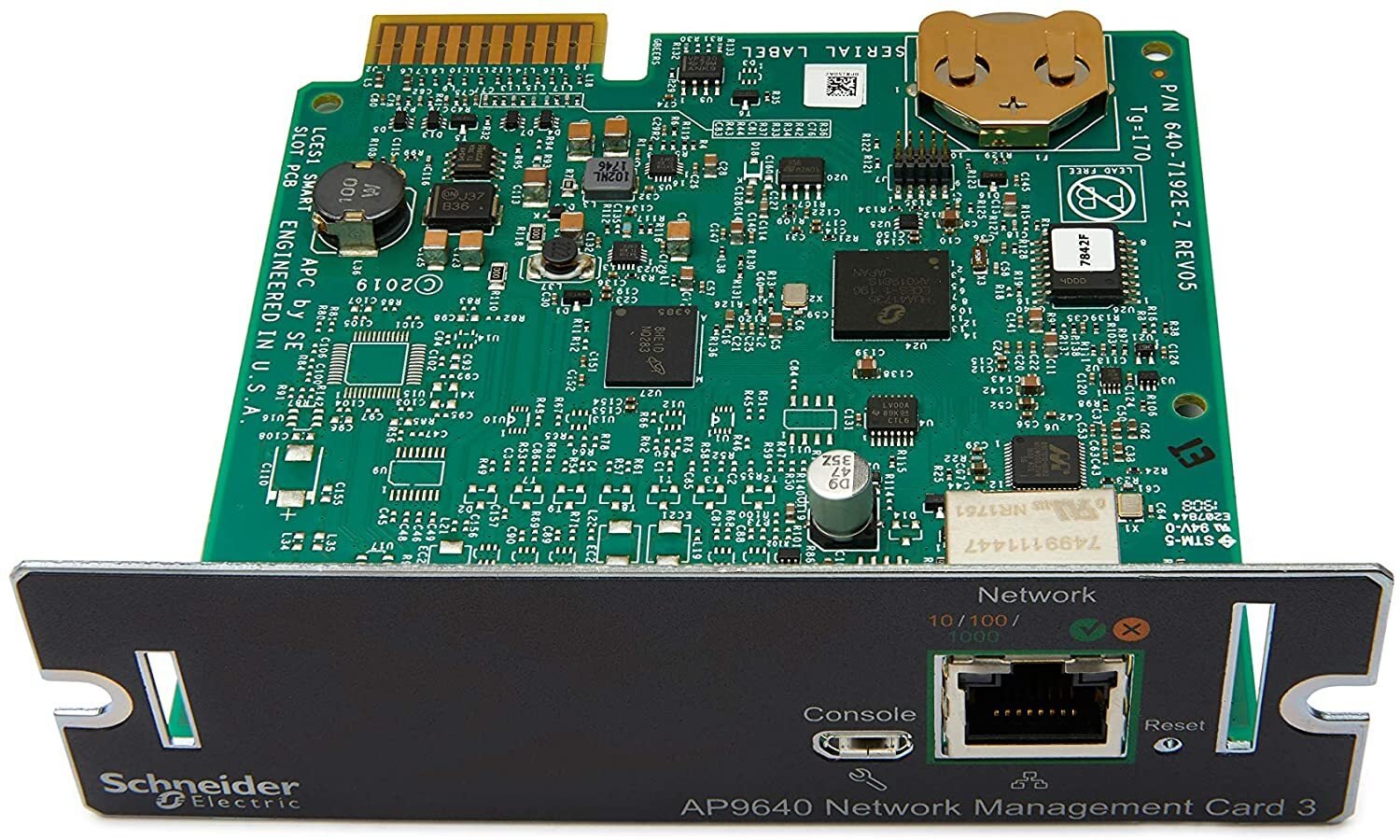 

APC Network Management Card with PowerChute Network Shutdown (AP9640), Зелёный