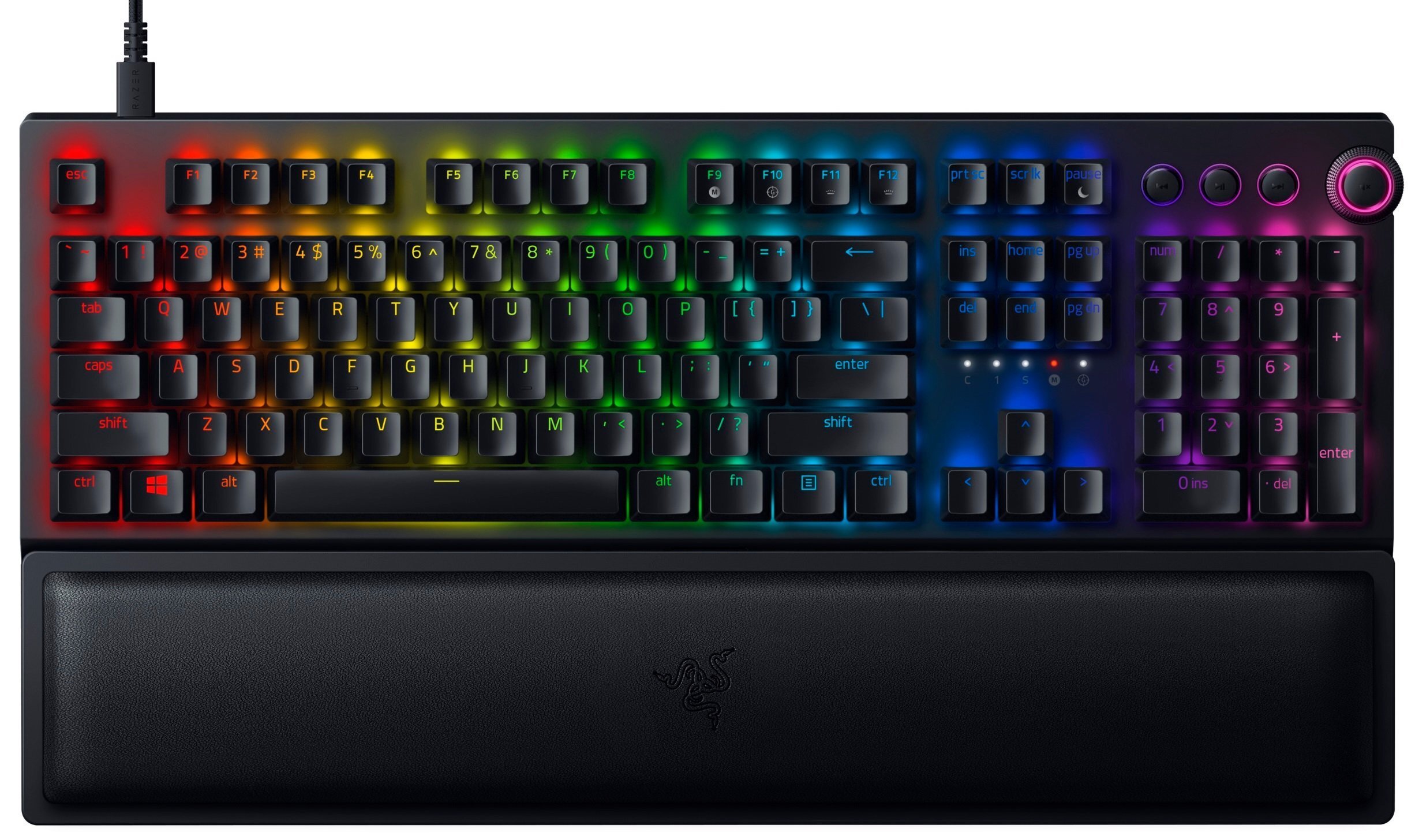 

RAZER BlackWidow V3 Pro Green Switch (RZ03-03530800-R3R1), Чёрный