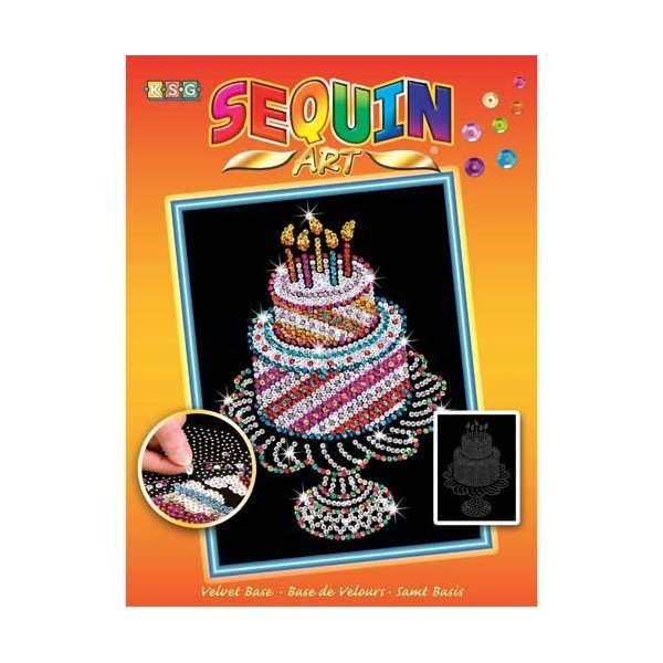 

Sequin Art ORANGE Birthday Cake (SA1506)