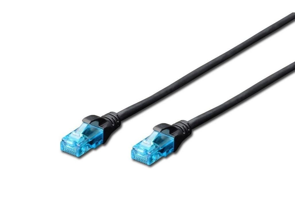 

DIGITUS CCA CAT 5e UTP, 5м, AWG 26/7, PVC, черный (DK-1512-050/BL)