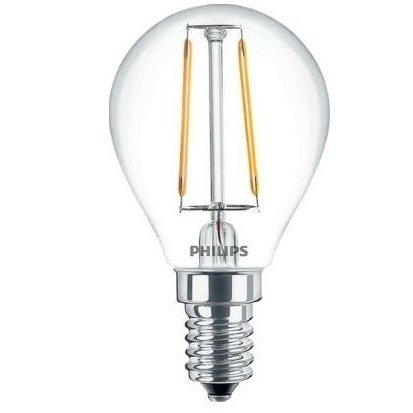 

PHILIPS LED Fila ND E14 2.3-25W 2700K 230V P45 1CT APR (929001180207)