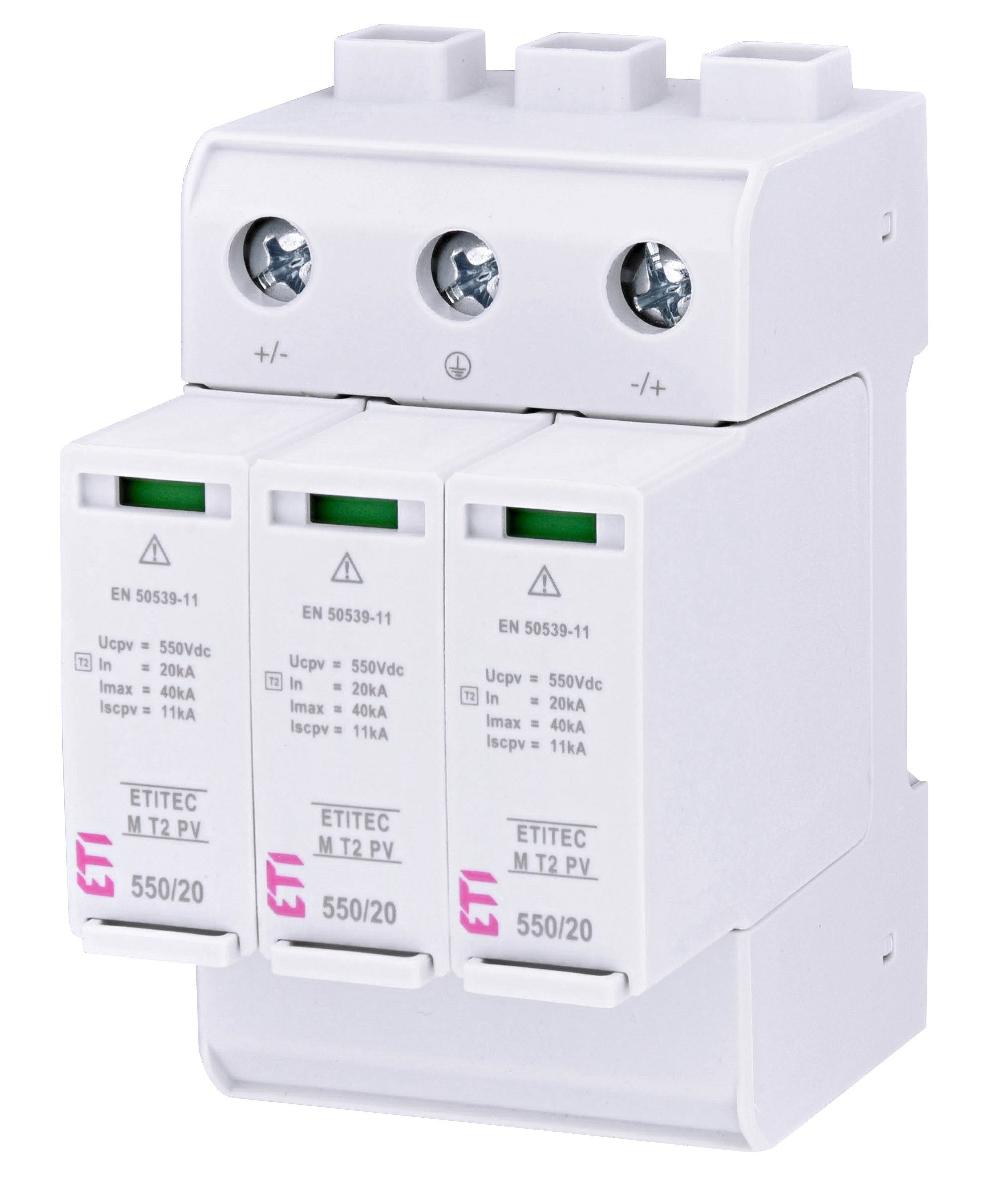 

ETI ETITEC M T2 PV 1100/20 Y для PV систем (2440515)
