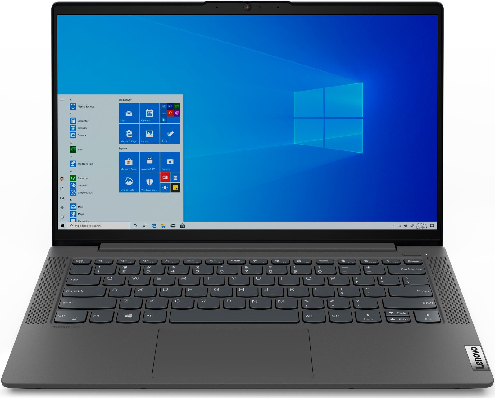 

LENOVO IdeaPad 5 14IIL05 (81YH00P6RA), Cерый