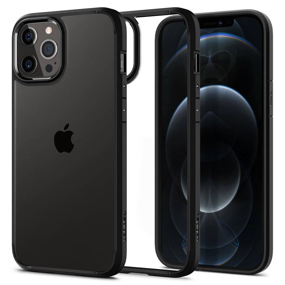 

Spigen для iPhone 12 Pro Max Crystal Hybrid Matte Black (ACS01477)