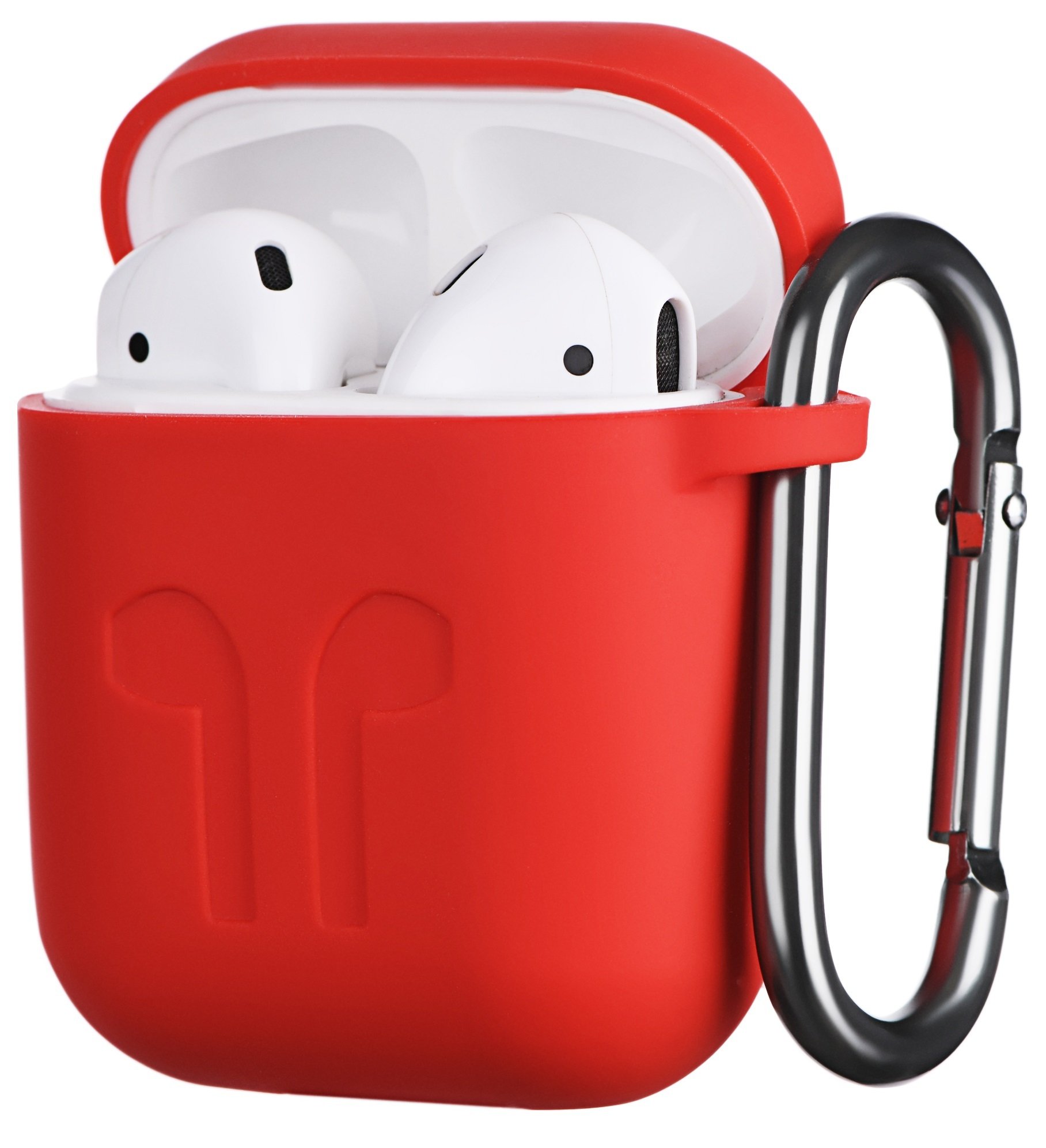 

2Е для Apple AirPods Pure Color Silicone Imprint Rose red (2E-AIR-PODS-IBSI-1.5-RRD), Красный