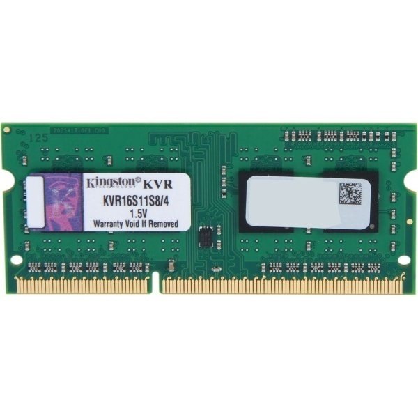 

KINGSTON DDR3-1600 4GB 1.5V (KVR16S11S8/4)