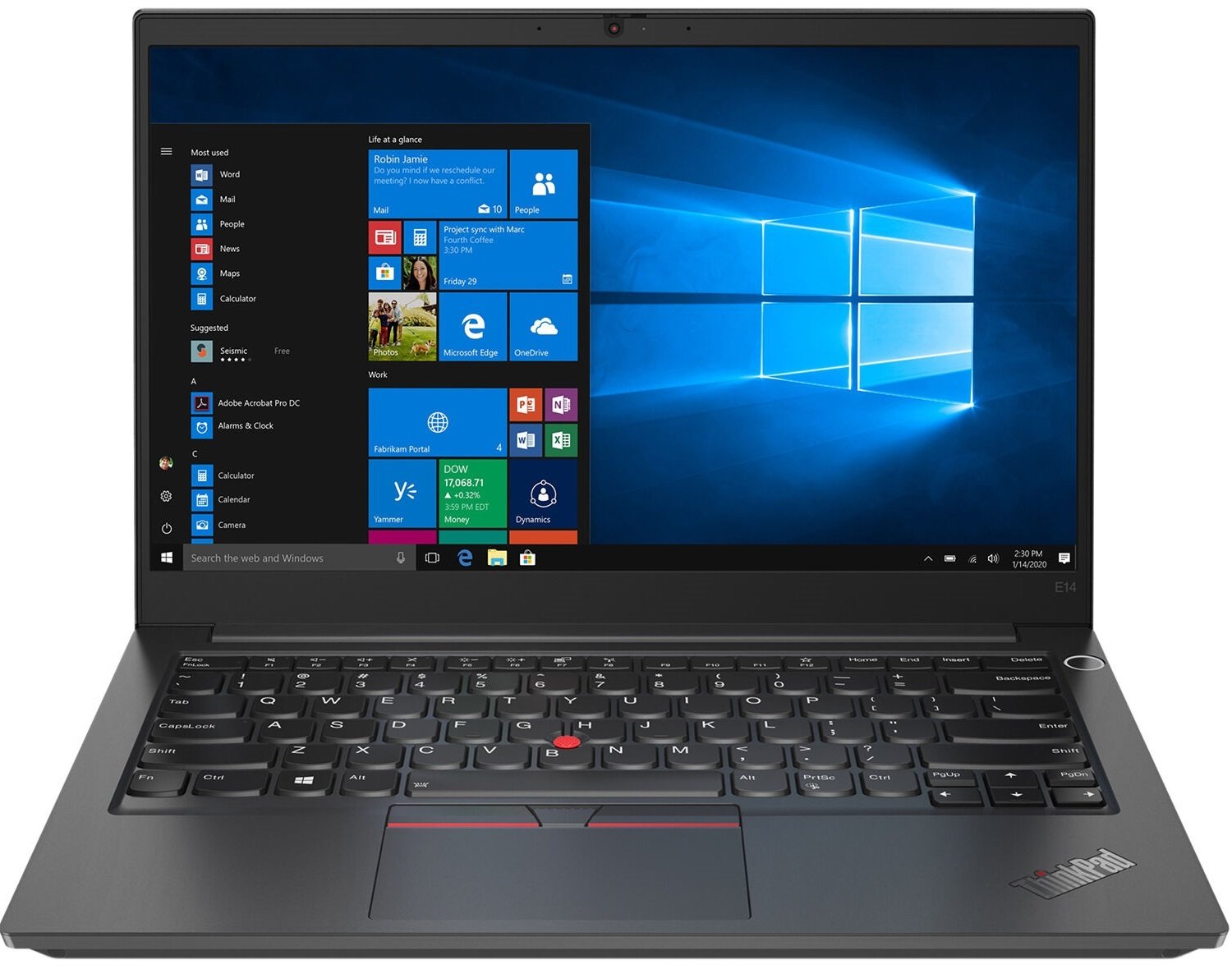 

LENOVO ThinkPad E14 (20TA002JRT), Чёрный