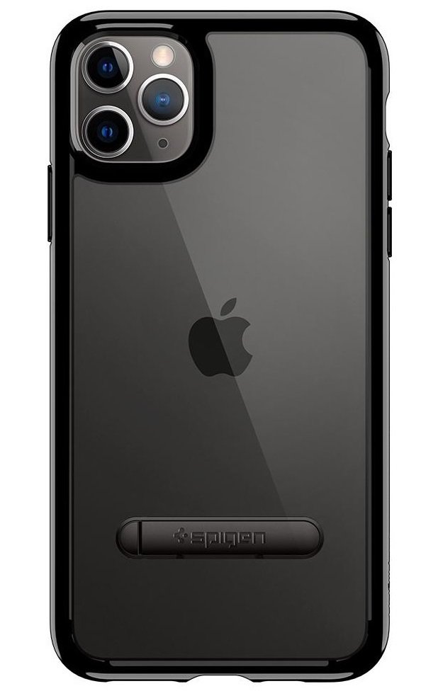 

Spigen для iPhone 11 Pro Ultra Hybrid S Jet Black (077CS27444), Прозрачный|чёрный