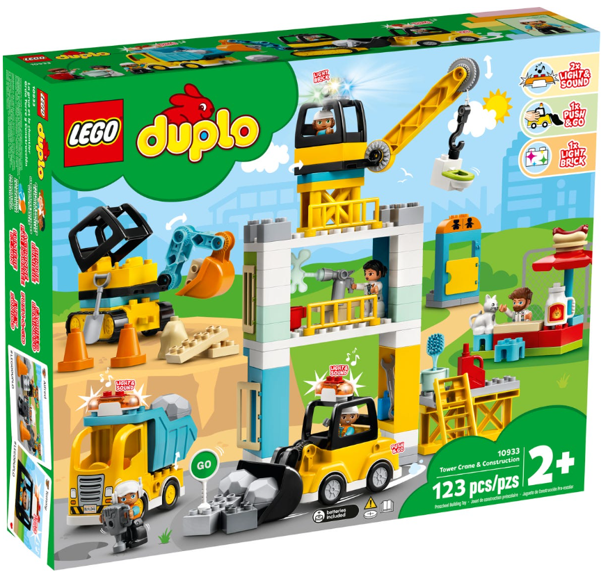 

LEGO DUPLO Баштовий кран та будівництво (10933)