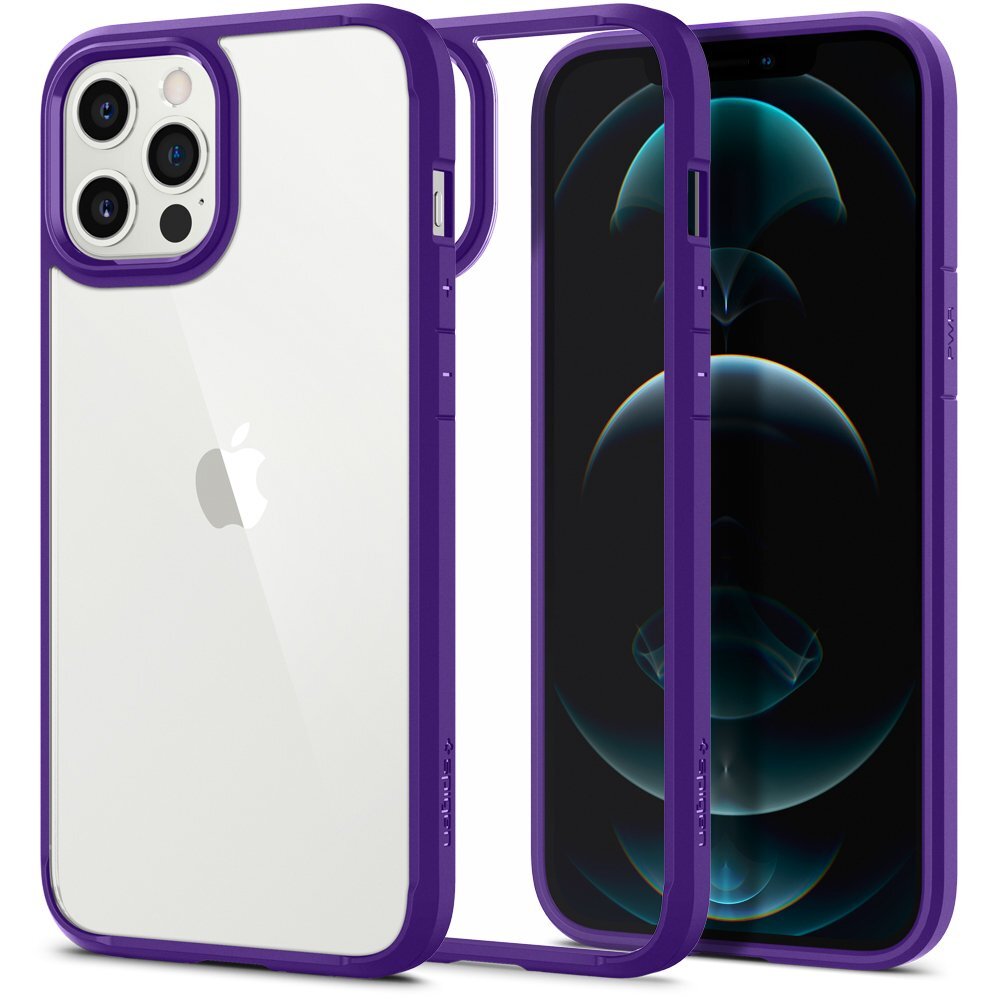 

Spigen для iPhone 12 Pro Max Crystal Hybrid Hydrangea Purple (ACS01478)