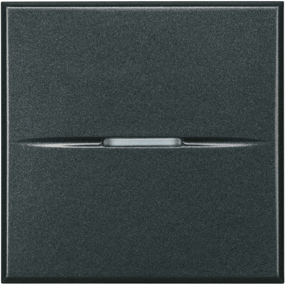 

LEGRAND 1Р 16А 250В промежуточный Bticino Axolute 2 модуля, винтовые клеммы, Антрацит (HS4004/2), Чёрный