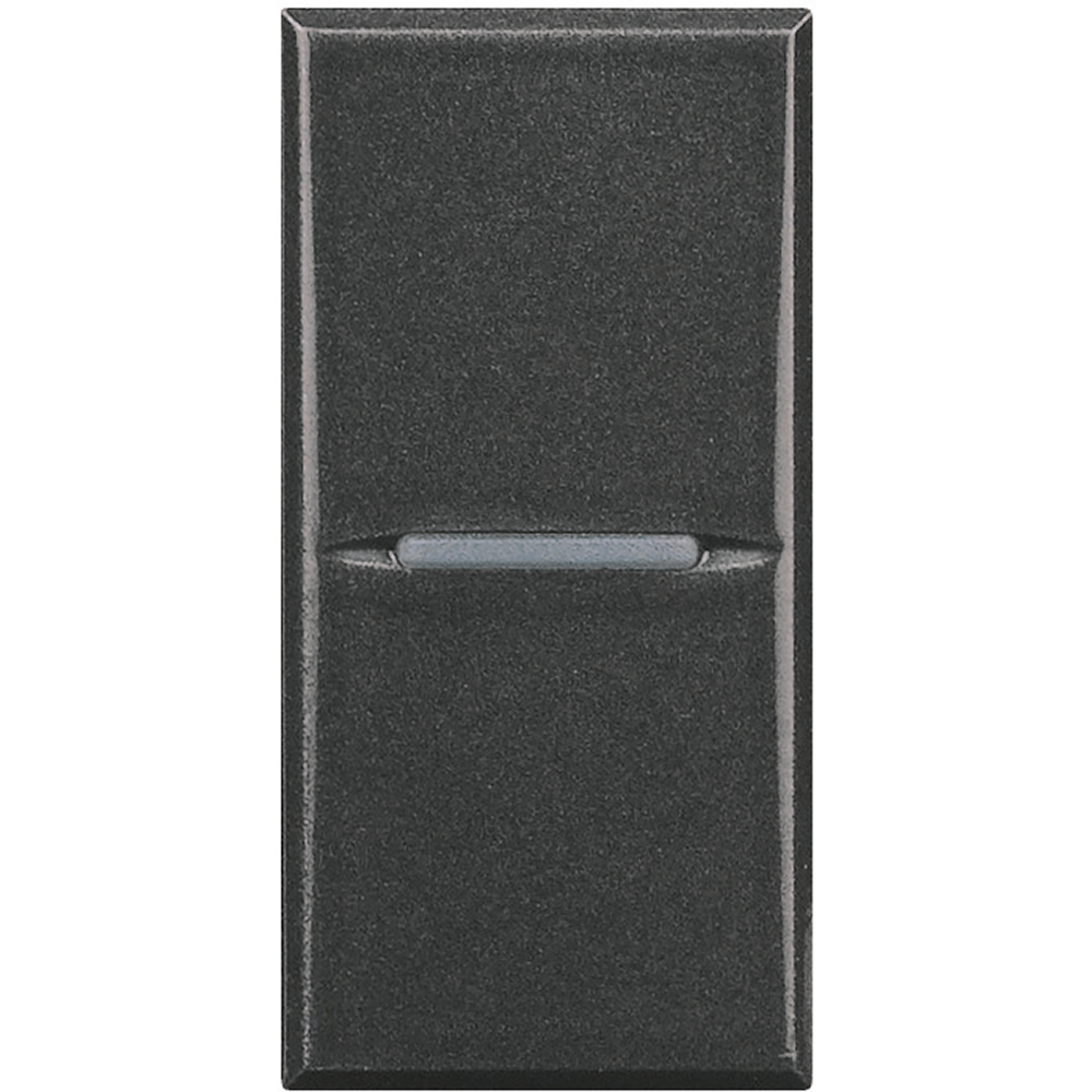 

LEGRAND 1Р 16А 250В промежуточный Bticino Axolute 1 модуль, Антрацит (HS4004)