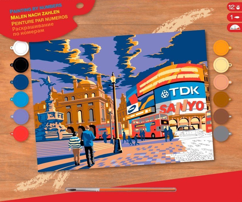 

Sequin Art PAINTING BY NUMBERS SENIOR London Piccadilly (SA1519)