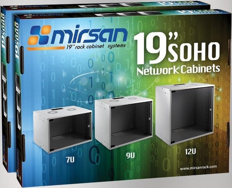 

MIRSAN SOHO 19" 9U 535x300, RAL 7035 (MR.SOH09U30DE.02) (MR.SOH09U30DE.02)